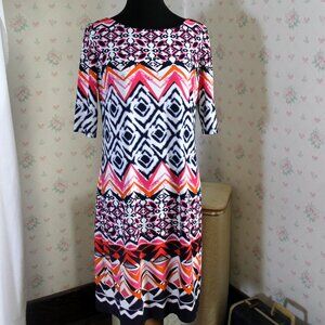 Vince Camuto Short Sleeve Sheath Career Office Dress, 8